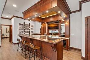 Lower Level Bar Area.