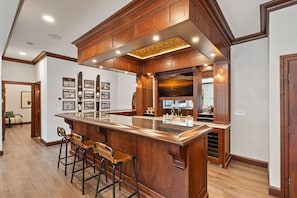 Lower Level Bar Area.
