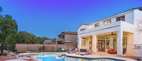 Beautiful backyard and stunning pool