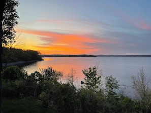 Sunset from porch