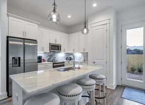 Kitchen fully stocked with everything you need