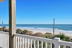 Step onto your private deck and take in uninterrupted views of the Atlantic—your perfect spot to breathe, sip, and relax.