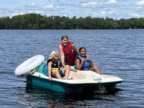 Pedal boat included