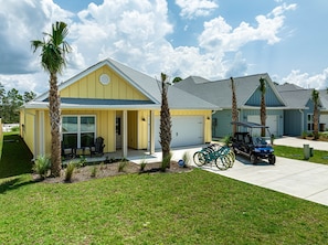 Driveway and front entrance