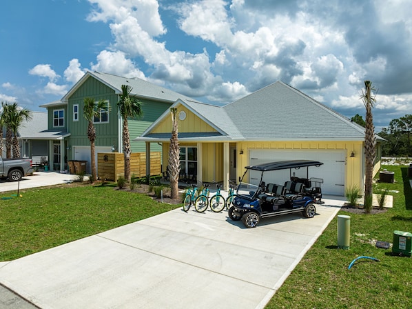 Driveway and front entrance