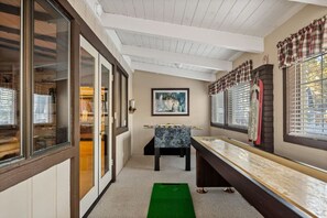 Step into our game room.