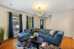 Elegance meets comfort in our inviting living room. 