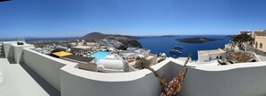 Panoramic view from the balcony