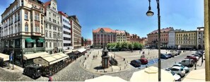 Blick von der Unterkunft