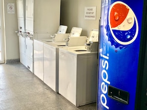 Coin Laundry on Premises for Your Convenience