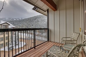 Private Balcony | Mountain & Ski Slope Views | Seating