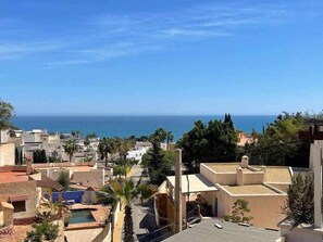 Vue sur la plage ou l’océan