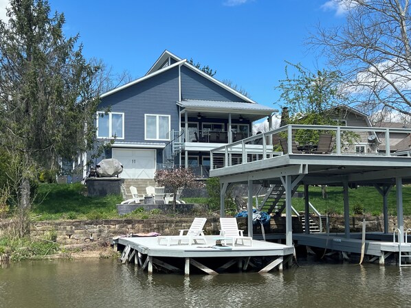 Boat space and swimming dock available for AVL residents with valid boat decal.