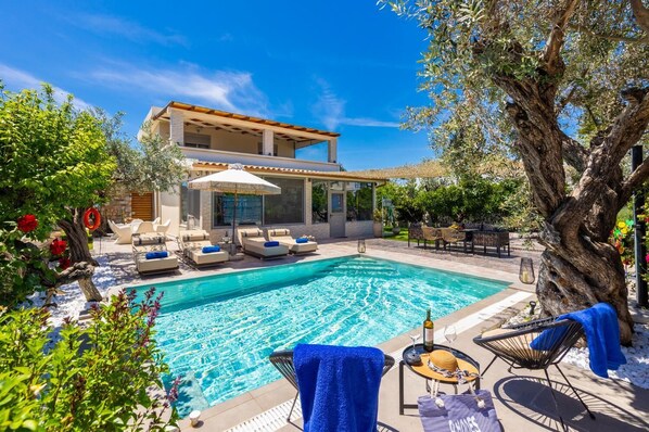 Beautiful villa with private pool, terrace, and garden