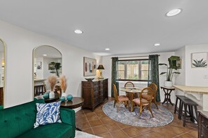 Living and dining area combo