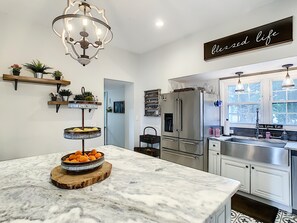 Chic modern kitchen with all the essentials.