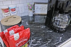 Coffee and/or coffee maker