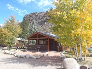 Cabin in fall