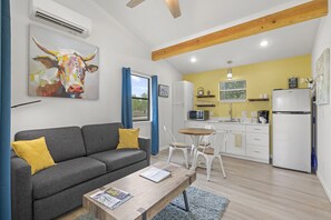 Bright and spacious living room.
