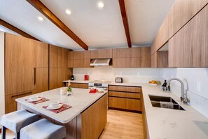 Custom made Kitchen, Bar seating for 2