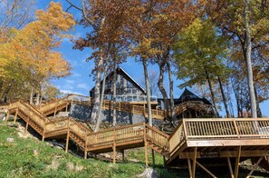 View of the House from the Floating Dock 