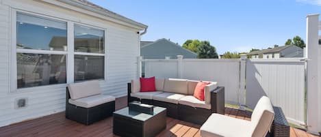 Couch, Furniture, House, Porch, Deck