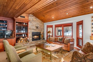 Indoors, Furniture, Living Room, Fireplace, Home Decor