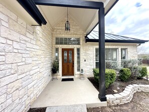 Front covered porch