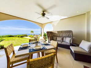 Cozy terrace with spectacular ocean view