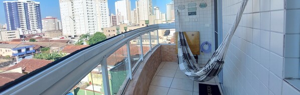 Varanda com vista para o bairro Aviação  Nascer do Sol