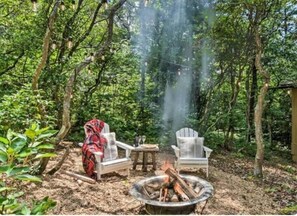 Gather around a magical fire pit for stories and good times.