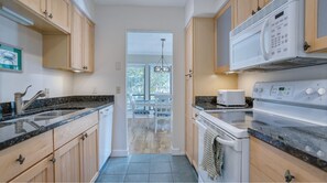 Spacious kitchen area perfect for cooking