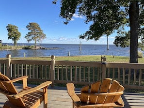 Relax on the wraparound deck