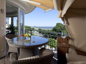 Balkon mit Ostseeblick