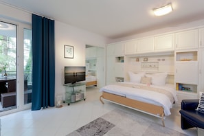 Schlafbereich im Wohnzimmer
