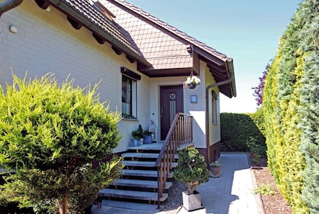 Hauseingang zur Ferienwohnung Landidyll