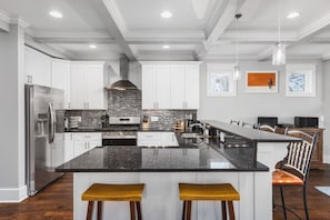 Fully-equipped kitchen for all your cooking needs.