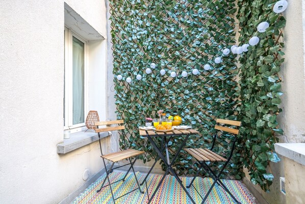 Private terrasse