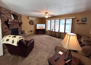 Upstairs living room.