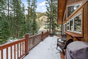 Deck with Beautiful Views, Outdoor Seating, and Grill