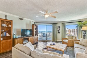 Living room with views