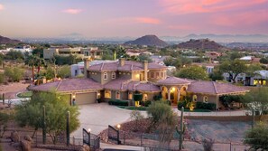 Drone View of front of Home