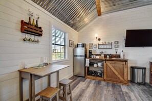 Dining space for two.