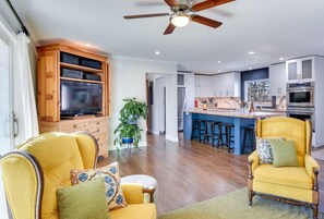 Living Room | Single-Story Home | Open Floor Plan