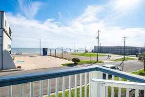 View of beach access looking west.