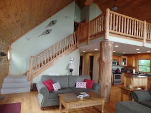 Loft & Kitchen from the Living Room