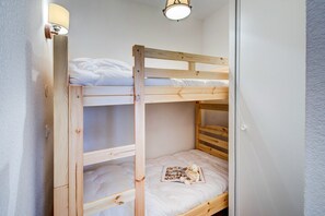 Drift to sleep in the Bunk bed in the sleeping alcove.