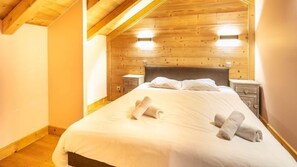 Drift to sleep in a comfortable bed after a wonderful day outside.