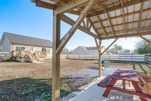 Fenced-In Yard | Picnic Tables