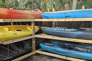 Kayaks for the Whole Family, plus a Floating Water Mat for the Kids!